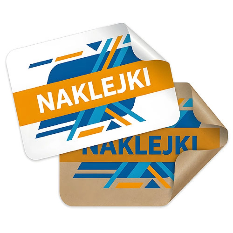 Naklejki wydrukowane z grafiki
