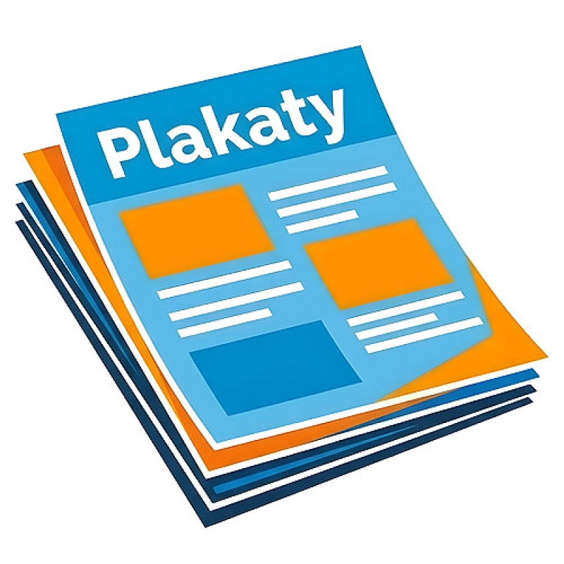 Plakaty wydrukowane z grafiki