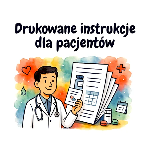 Drukowane instrukcje dla pacjentów - jak przekazywać ważne informacje bez medycznego żargonu?