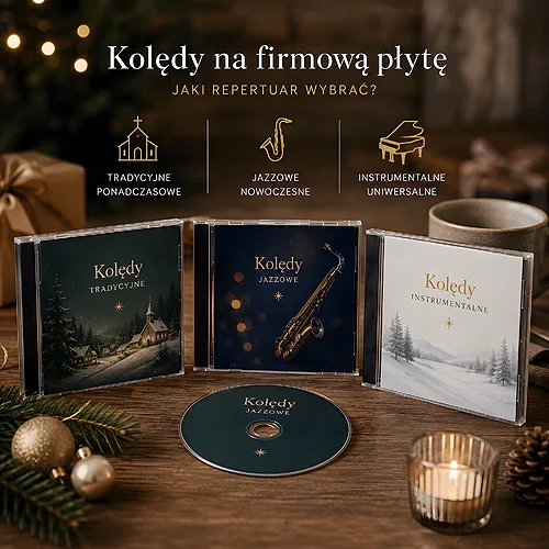 Kolędy tradycyjne, jazzowe czy instrumentalne - jaki repertuar wybrać na firmową płytę świąteczną?