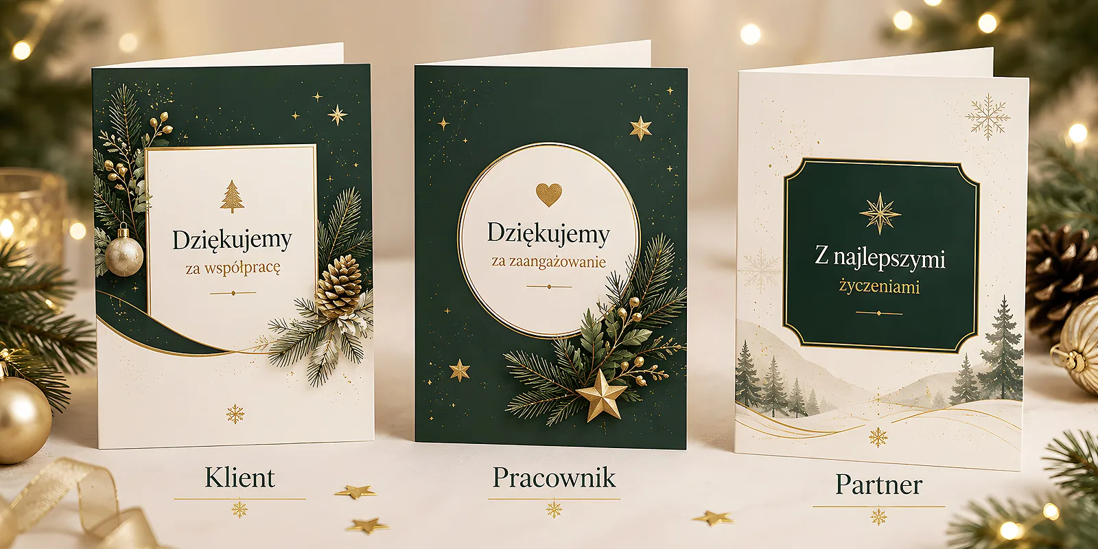 Kartki i albumy w wersjach dla różnych odbiorców