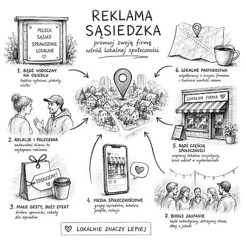 Reklama sąsiedzka - jak promować firmę w obrębie jednej dzielnicy lub miasta?