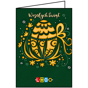 Pisanka jak ludowa wycinanka