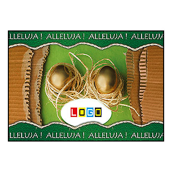 Alleluja z jajkami w sznurku