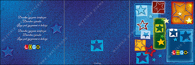 Starry patches on denim - CD in a card wallet