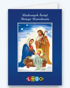 Święta Rodzina w białej ramce BN1-074 - okładka