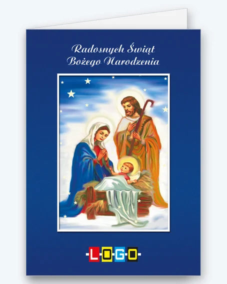 Święta Rodzina w białej ramce BN1-074 - okładka