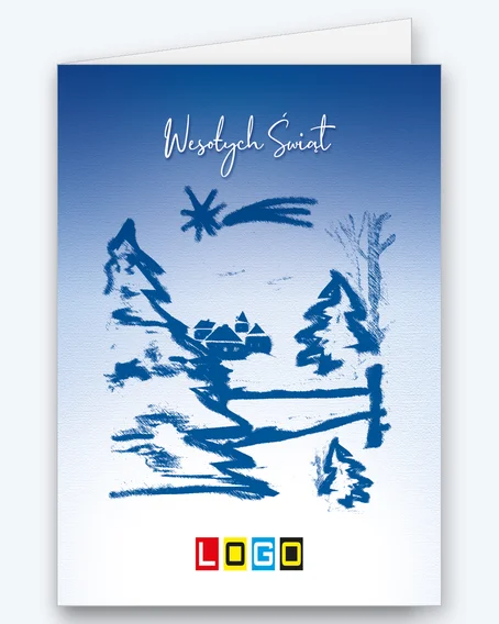 Winter landscape in a few strokes BN1-079 - cover