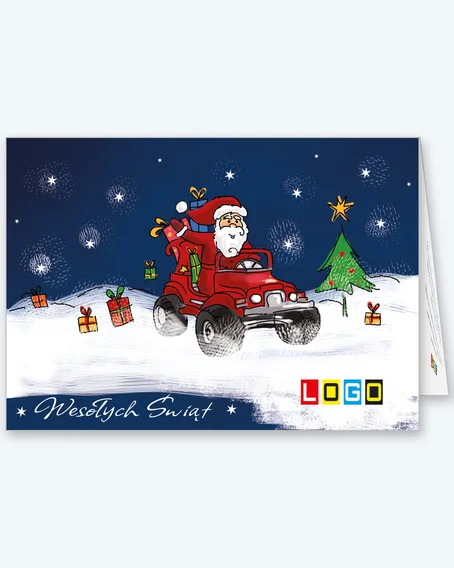 Santa in an off-roader BN1-121 - cover