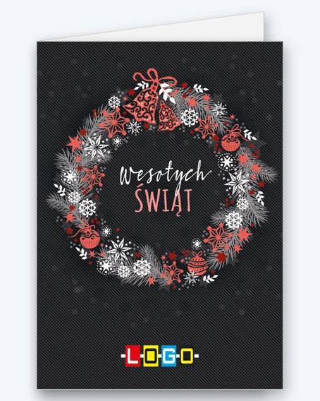 Wieniec z dzwonkami na grafitowych prążkach BN1-171 - okładka
