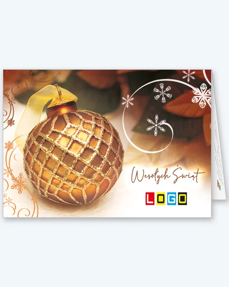 Bauble in an amber mesh BN1-248 - cover