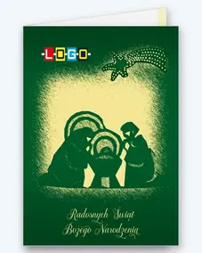 Holy Family silhouettes under a comet BN1-286 - cover