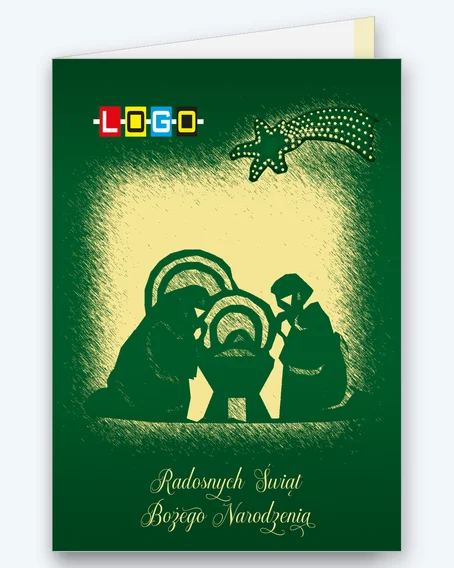 Holy Family silhouettes under a comet BN1-286 - cover