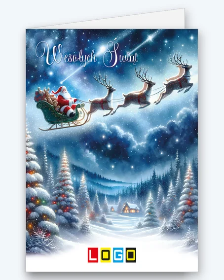 Three reindeer over a night forest BN1-407 - cover