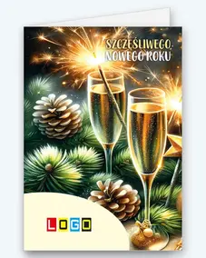Noworoczny toast wśród szyszek BN1-425 - okładka