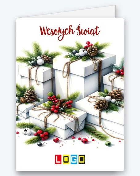 Białe paczki przewiązane sznurkiem BN1-435 - okładka