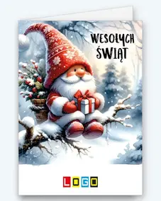 Skrzat z prezentem na gałęzi BN1-492 - okładka