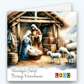 Święta Rodzina w drewnianej stajence BN2-469 - okładka