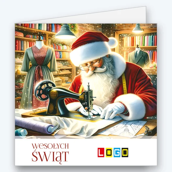 Santa in a tailor's workshop BN2-644 - cover