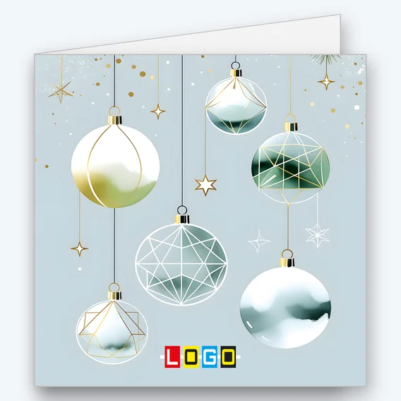 Geometric baubles on grey-blue BN2-645 - cover