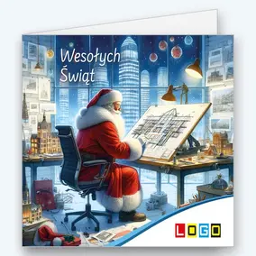 Mikołaj kreśli wśród wieżowców BN2-663 - okładka