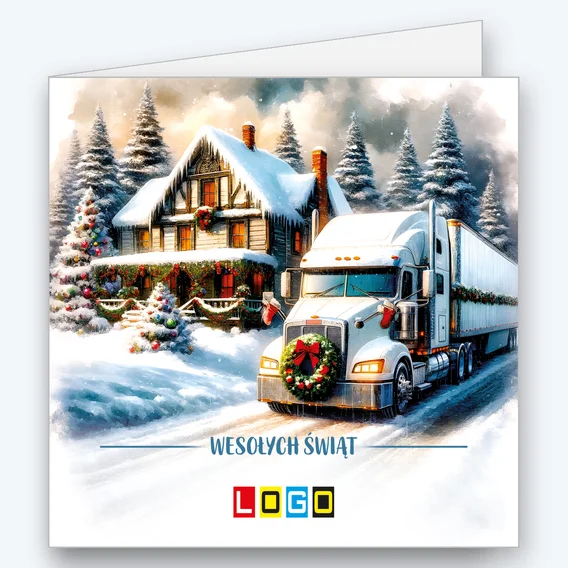 White lorry with a wreath BN2-675 - cover
