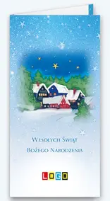 Osada w świerkach pod żółtymi gwiazdami BN3-060 - okładka